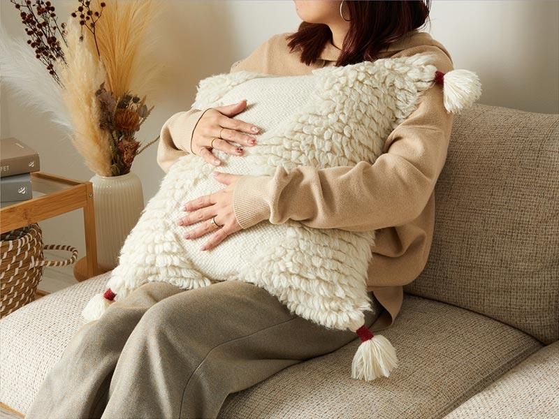 アーリっカのウール100%クッションカバー アーリっカのウール100%クッションカバー