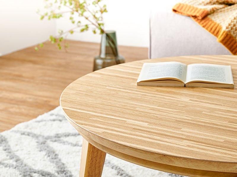 オールシーズン使える!大人気円形こたつテーブル『ラウバ オールシーズン使える!大人気円形こたつテーブル『ラウバ