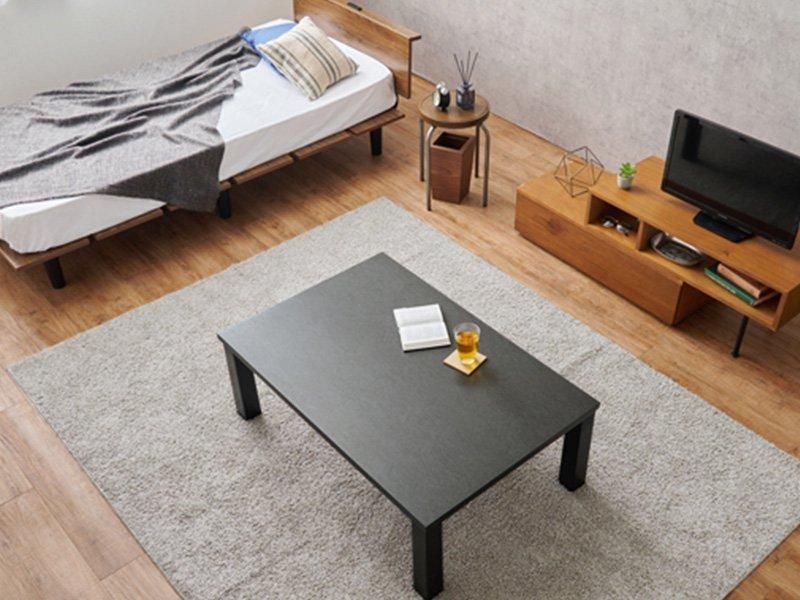 送料無料【新品】おしゃれ　オールシーズンこたつ　アウトレット こたつ セット 2点 円形 直径110cm おしゃれ オールシーズン