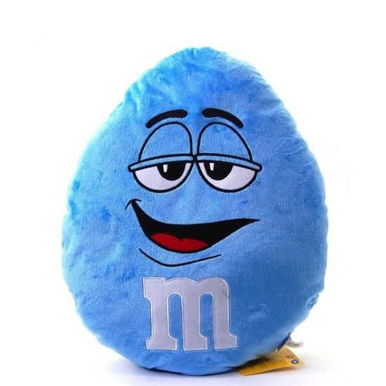 M M S クッション ブルー