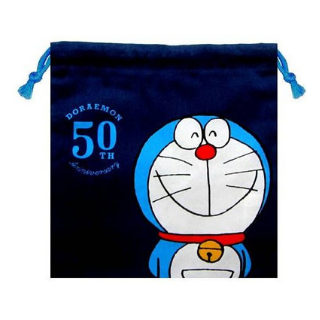 巾着袋 きんちゃくポーチ 50周年記念 ぎっしり ドラえもん 藤子f不二雄 ドラエモン 紺色 巾着袋 きんちゃくポーチ 50周年記念 ぎっしり ドラえもん 藤子f不二雄 ドラエモン 紺色