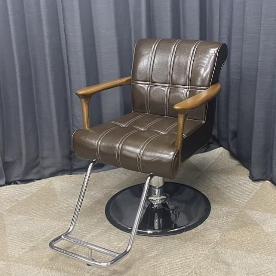 中古】スタイリングチェア ビューティガレージ ヴィンテージブラウン