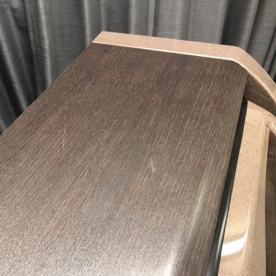 タカラベルモント　ウッドランプ 中古】前洗面台 タカラベルモント『EXCELA（エクセラ）』ダーク