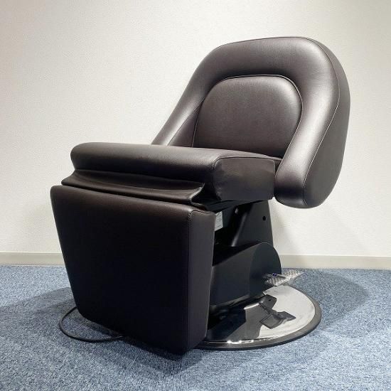 電動 シャンプーチェア RUBINO-SR ブラック ビューティーガレージ 電動