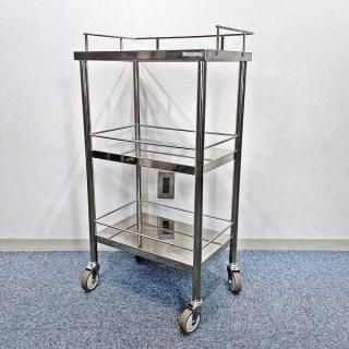 美容室　中古　ステンレスワゴン ステンレスワゴン S-95 3段タイプの通販｜セブンビューティー