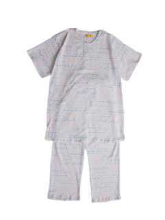  ジュニア 半袖 かぶりパジャマ<br>「スケッチフラワー」<br>150・160<br><small>160cmは別価格です</small><br>