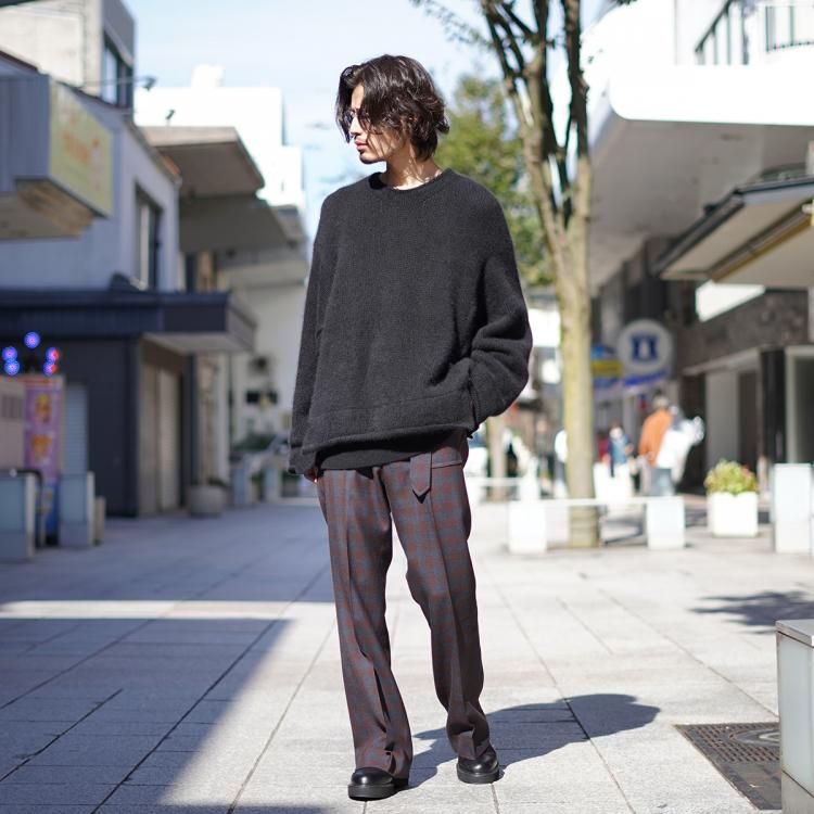 トレフォイル YOKE 21AW CONNECTING CREW NECK KNIT LS | tatihome.com