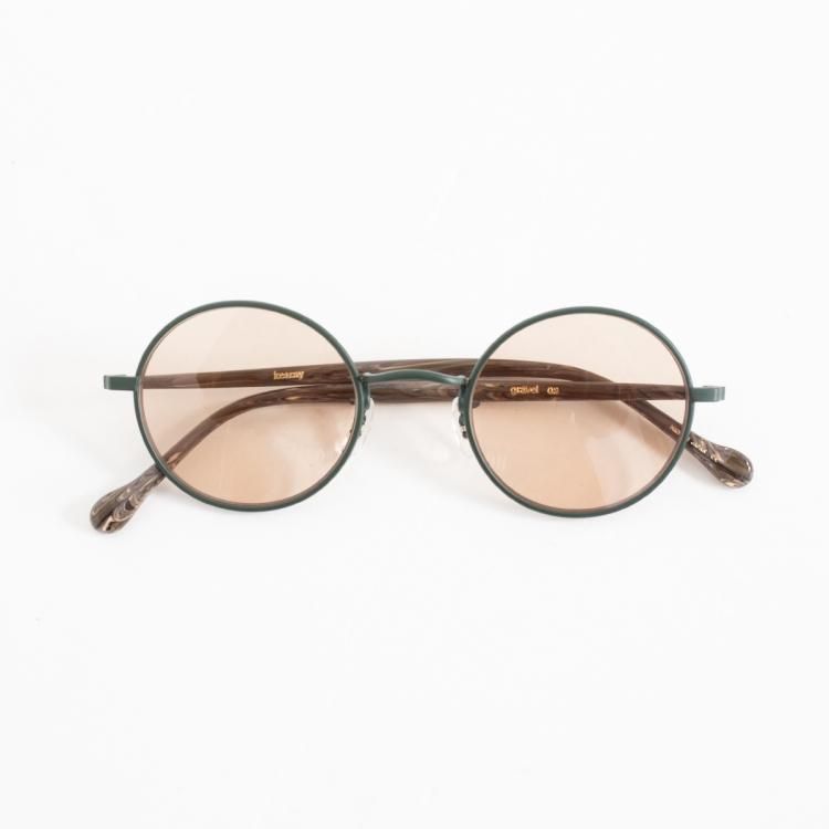 カーニー kearny メガネ gravel-2 (Coarse tea Color Lens)