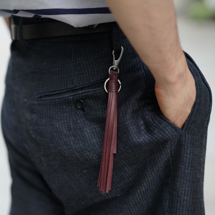 ホーボー hobo キーリング TASSEL KEY RING COW LEATHER