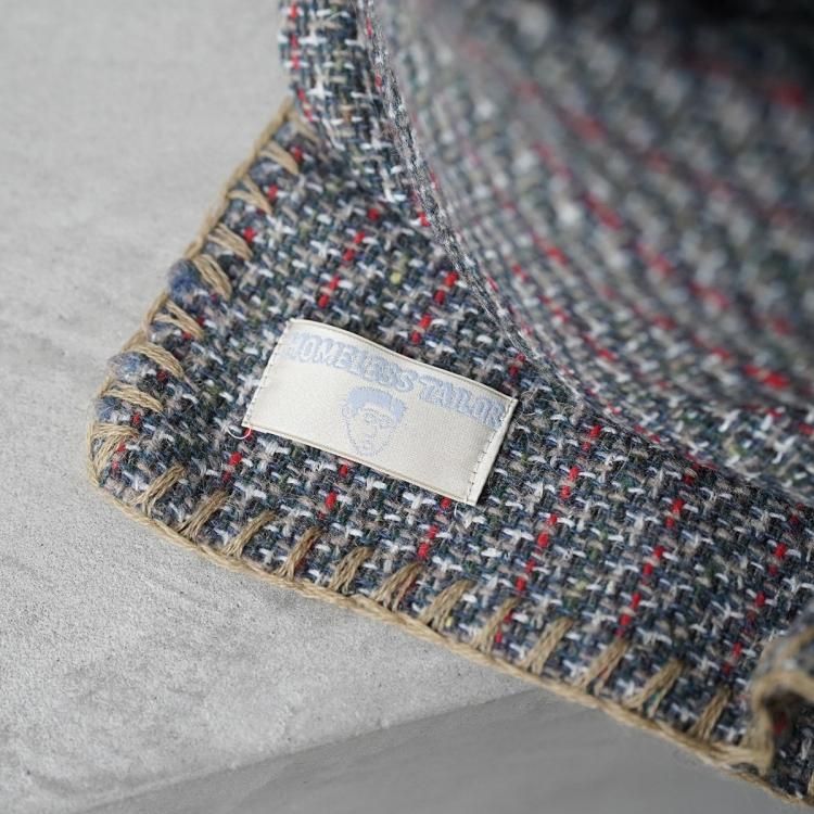 ホームレステイラー HOMELESS TAILOR ストール CHECK STOLE ホームレステイラー HOMELESS TAILOR ストール CHECK STOLE