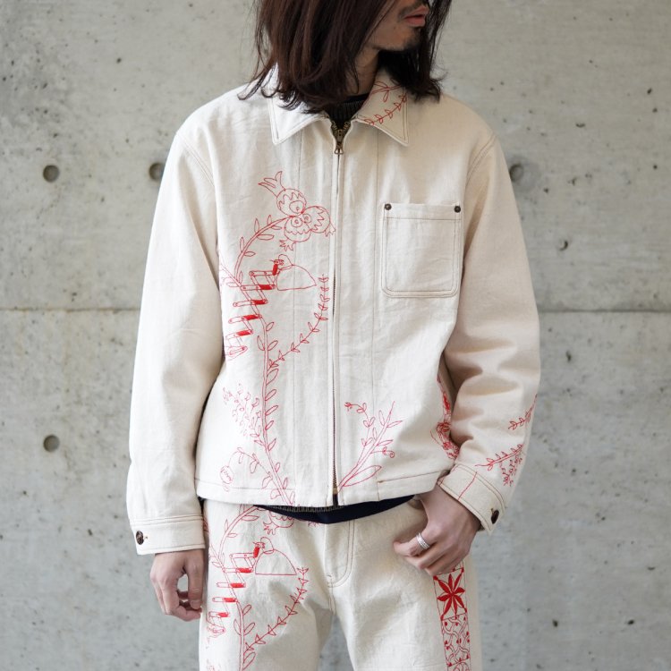 KHOKI / Suzani collage jacket (コッキ) - Gジャン/デニムジャケット