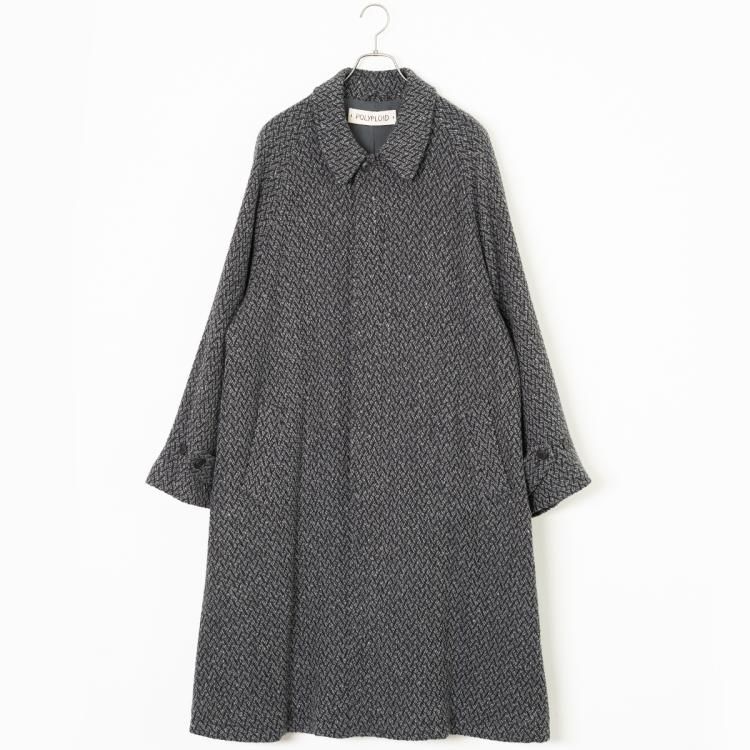 POLYPLOID LONG COAT TYPE B ブラック\u0026ホワイト