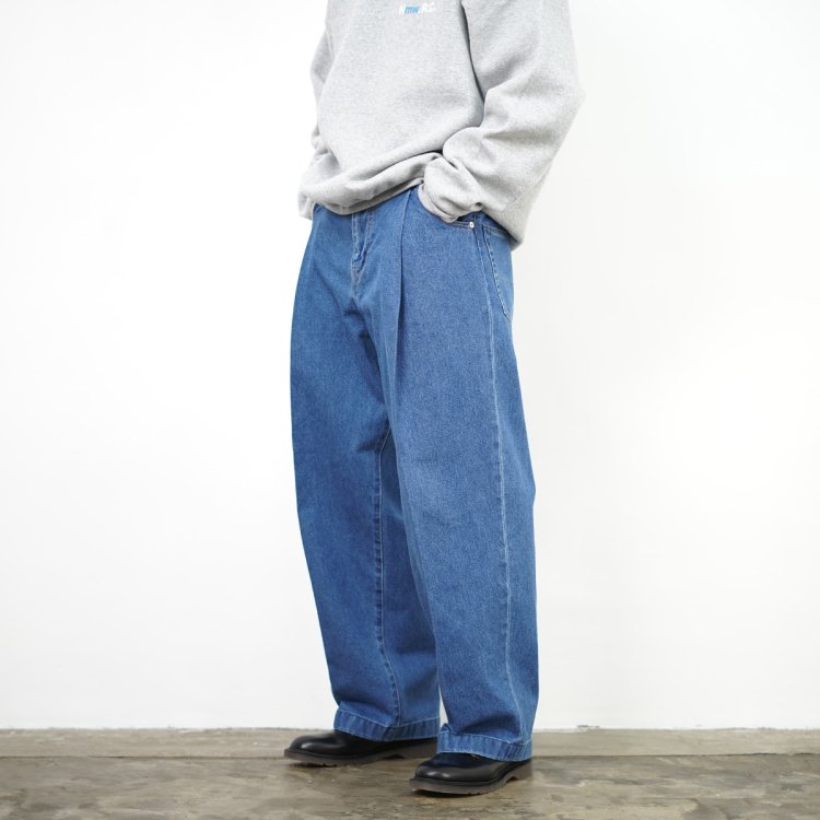 ネオンサイン neonsign ワイドデニム スラックス WIDE DENIM