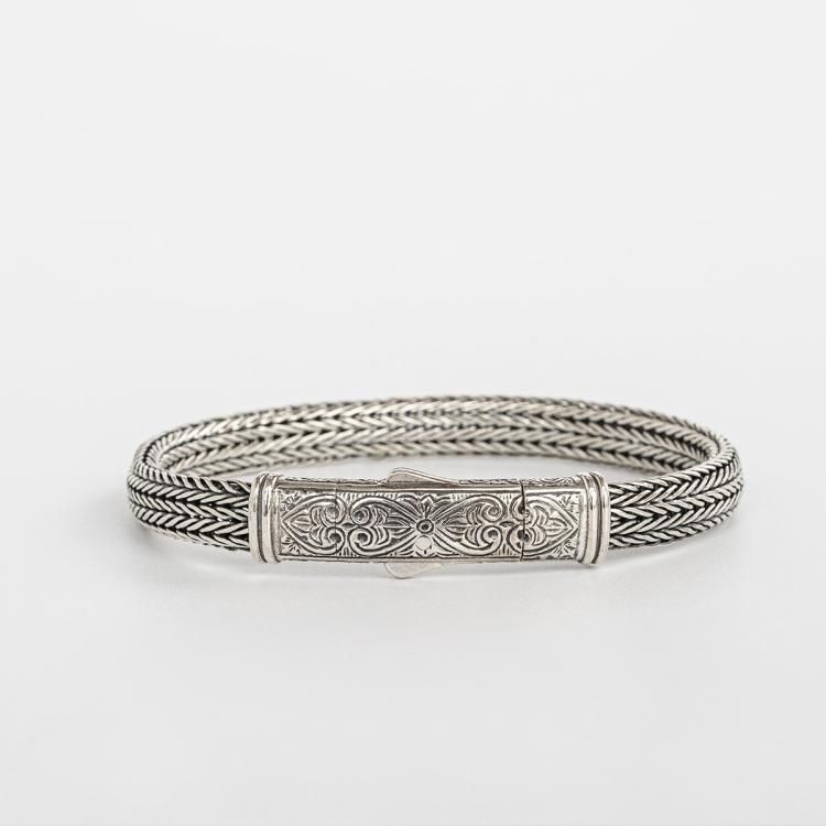 アクセサリー Gerochristo Minoas Thin Bracelet Gerochristo / Minoas Thin Bracelet GB8 – Fuligo / Fuligoshed