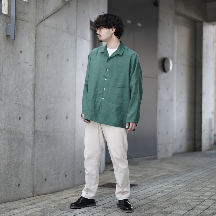 マーカウェア MARKAWARE オープンカラーシャツ OPEN COLLAR SHIRT