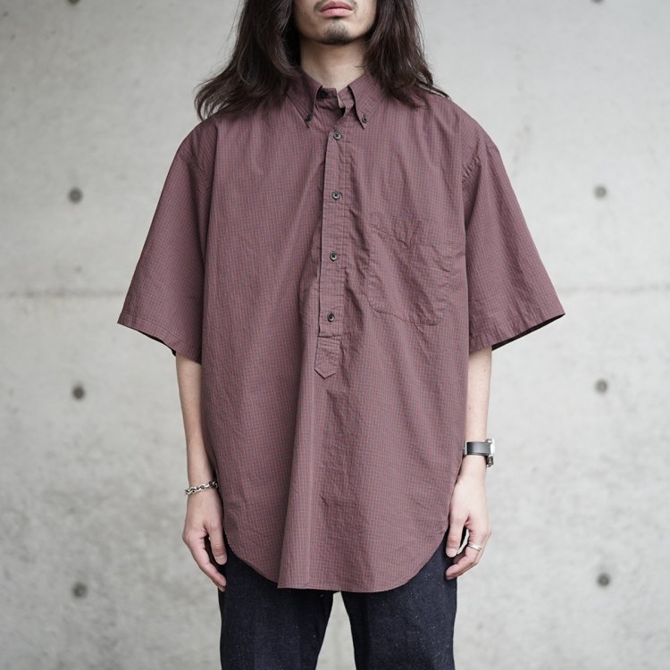 マービンポンティアックシャツメイカーズ Marvine Pontiak Shirt Makers シャツ B.D. P/O S/S SH  (kawasaki)