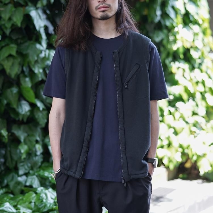 ノンネイティブ nonnative ベスト HIKER VEST COTTON SWEAT OVERDYED