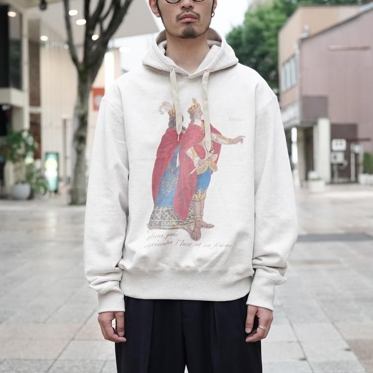 KHOKI Graphic-print hoodie グラフィックプリントパーカ