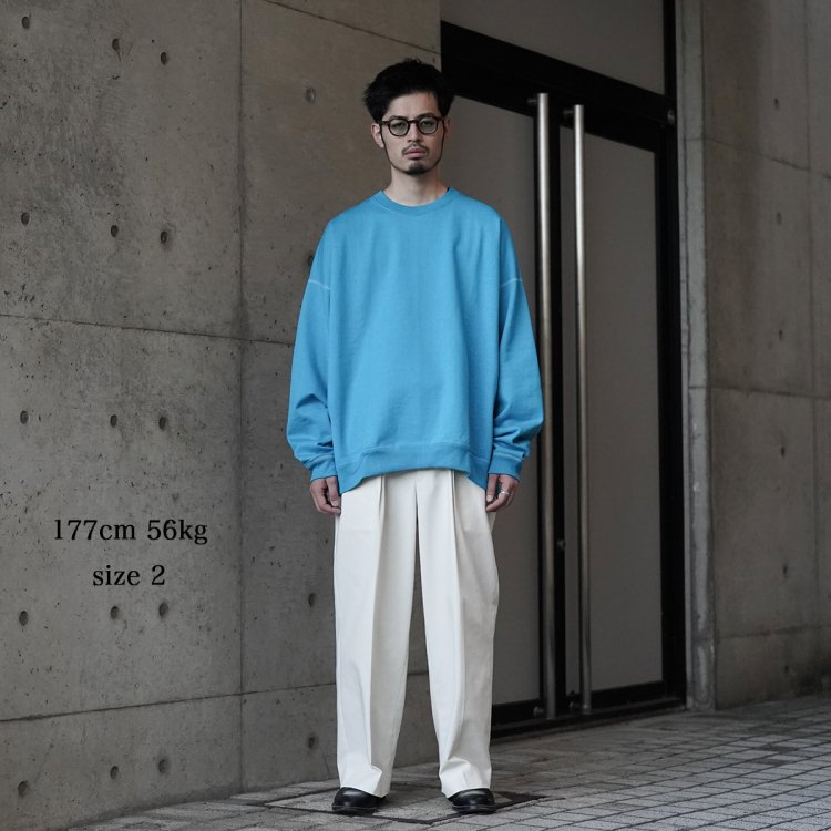 MARKAWARE /マーカウェア　HUGE SWEAT  BABY BLUE