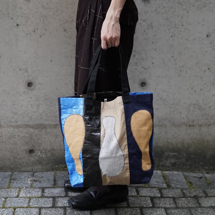 コッキ KHOKI トートバック Color-block vinyl tote bag