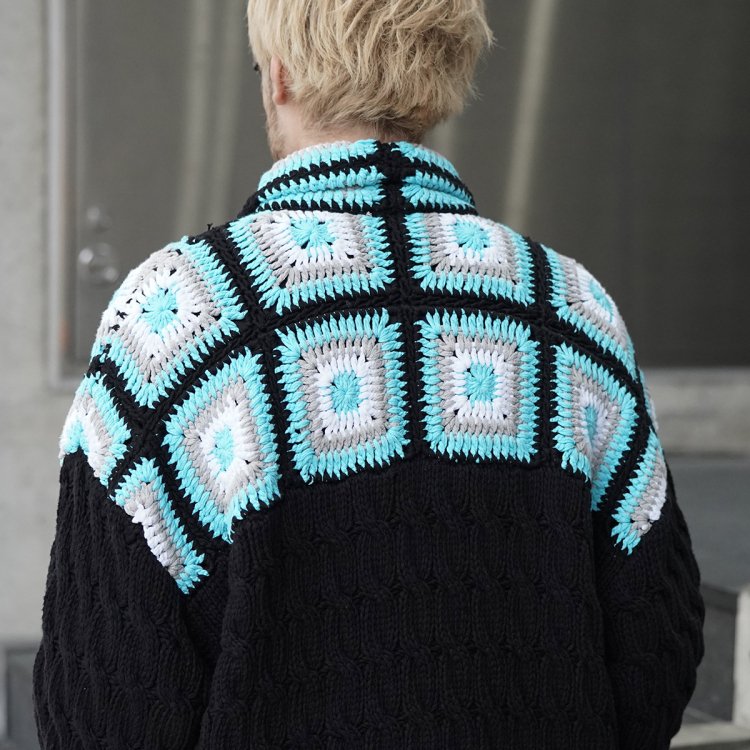 ネオンサイン neonsign クロシェジャケット Crochet Jacket