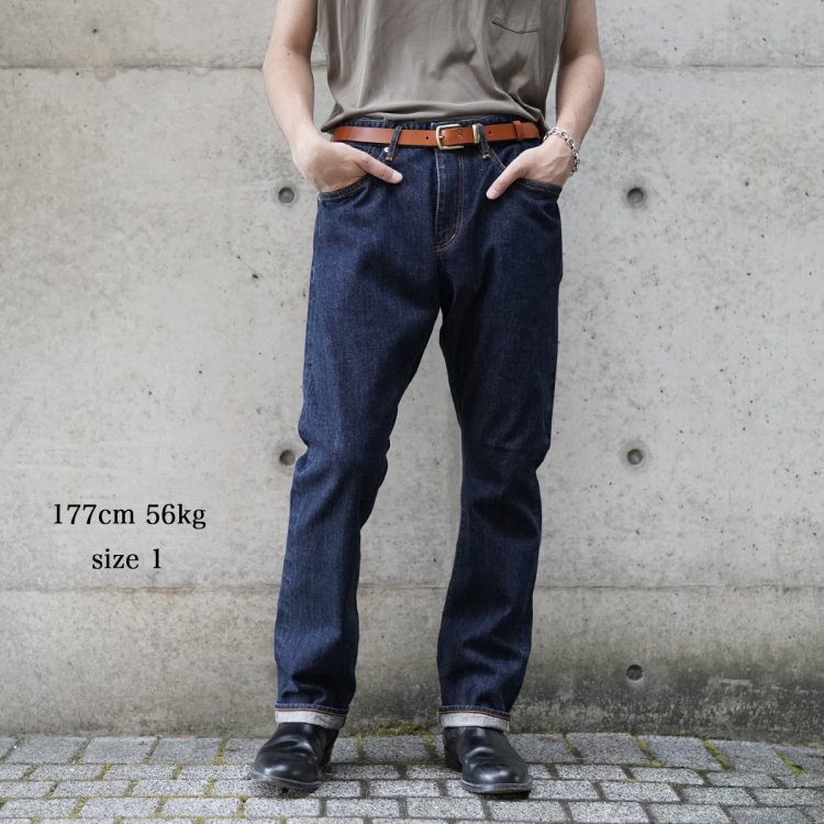 ノンネイティブ nonnative 5ポケットジーンズ デニム DWELLER 5P JEANS 03 COTTON 13.5oz SELVEDGE  DENIM RW