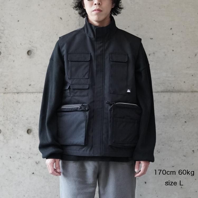 ファーストダウン FIRST DOWN USA バックフリースベスト ワークベスト BACK FLEECE VEST HONEYCOMB LIP  NYLON