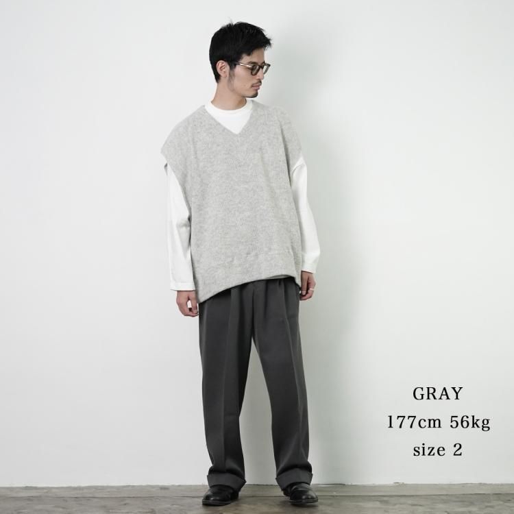 ジエダ JieDa 23aw オーバーブイネックベスト ニット OVER V ジエダ JieDa 23aw オーバーブイネックベスト ニット OVER V