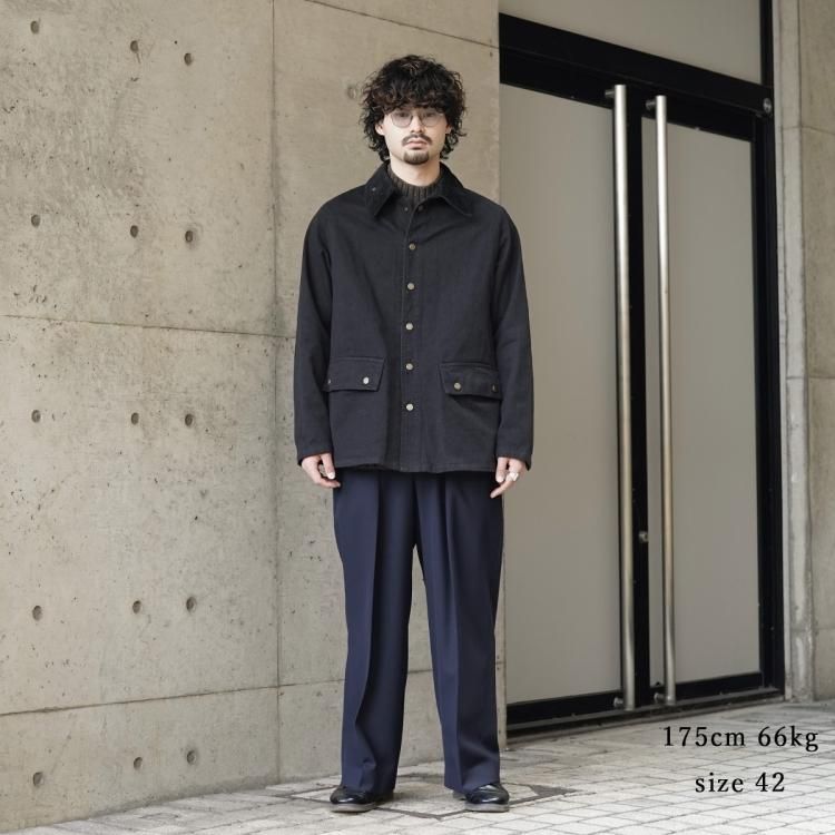 国産品 オーベルジュ 40 ネイビー ANTHONY 23aw AUBERGE ジャケット 