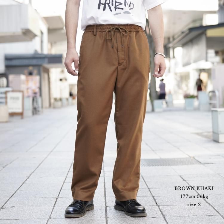 MARKAWARE テーパードパンツ ベージュ - スラックス