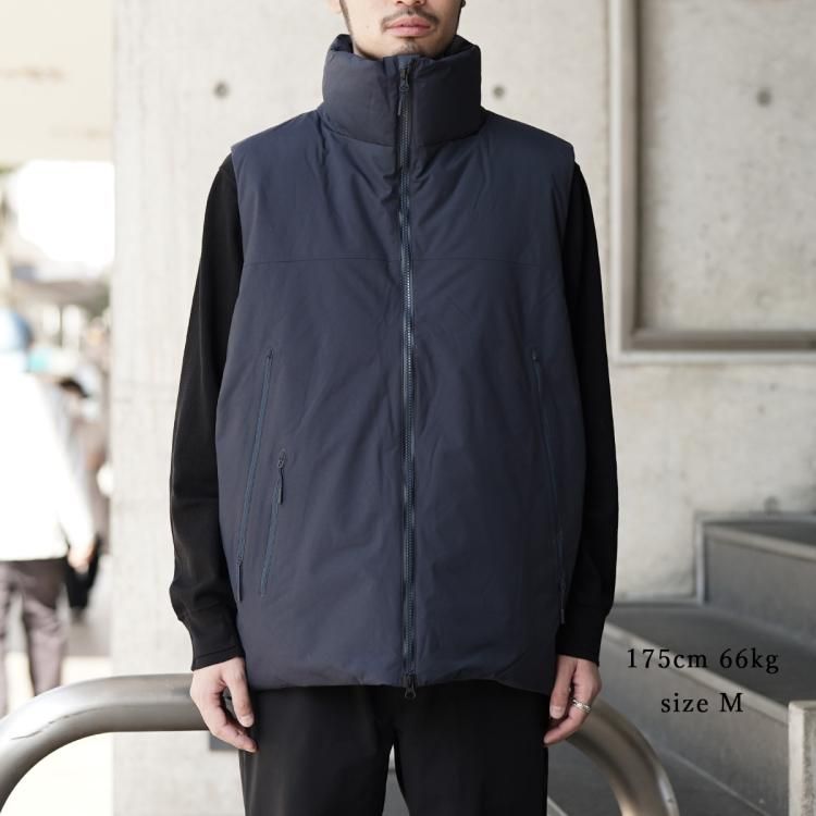 美品 22AW ダイワライフスタイル PUFF VEST パフベスト ナイロン63cm総丈