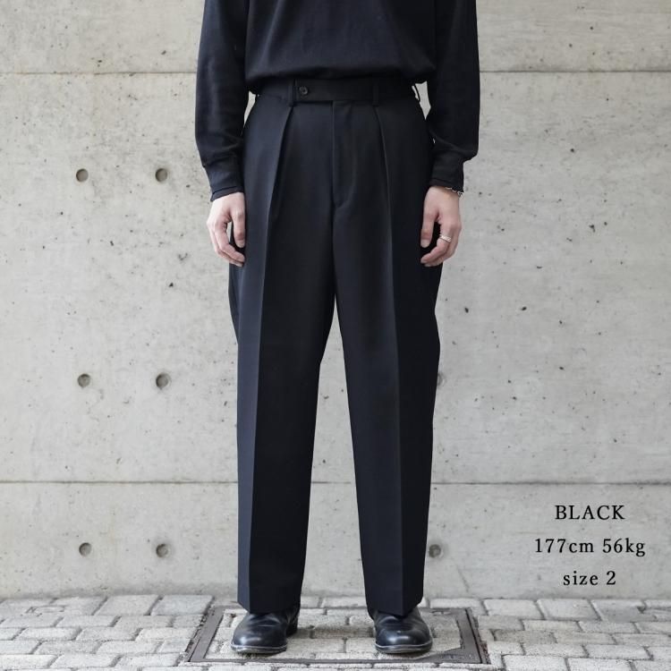 マーカウェア MARKAWARE 23aw クラシックフィットトラウザーズ オーガニックウールサバイバルクロス CLASSIC FIT  TROUSERS (ORGANIC WOOL SURVIVAL CLOTH)