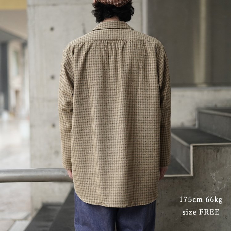 ホームレステイラー HOMELESS TAILOR 23aw スキッパーシャツ SKIPPER SH