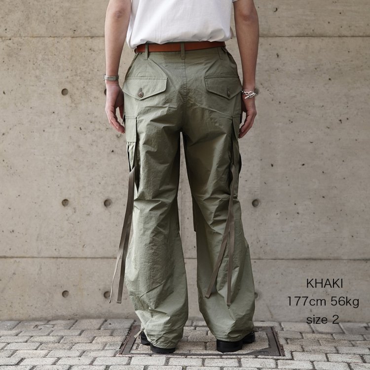 コッキ KHOKI 24ss ミリタリーワークパンツ Military work pants