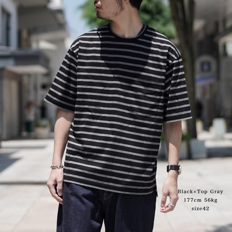 オーベルジュ AUBERGE 24ss オーウェン ボーダーTシャツ OWEN オーベルジュ AUBERGE 24ss オーウェン ボーダーTシャツ OWEN
