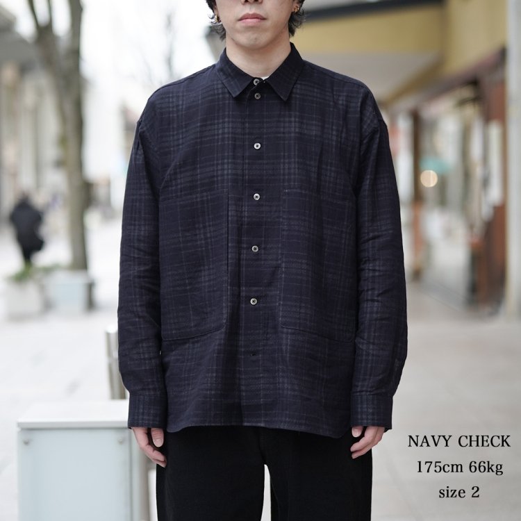 ポリプロイド POLYPLOID 24ss シャツジャケット SHIRT JACKET (TYPE B)