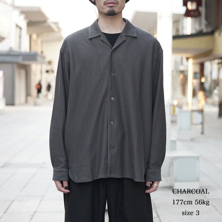 ポリプロイド POLYPLOID 24ss ロングスリーブキャンプシャツ LONG SLEEVE CAMP COLLAR SHIRT (TYPE C)