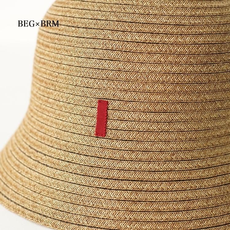 ボコデコ bocodeco 麦わら帽子 ハット 帽子 Paper Braid RV Bermuda