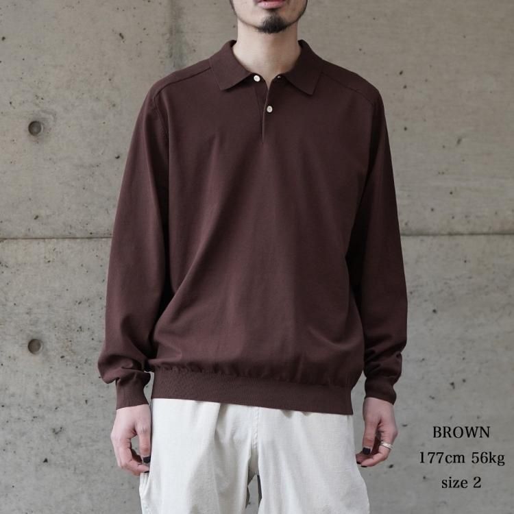 ノンネイティブ nonnative 24SS デュエラーロングスリーブポロ