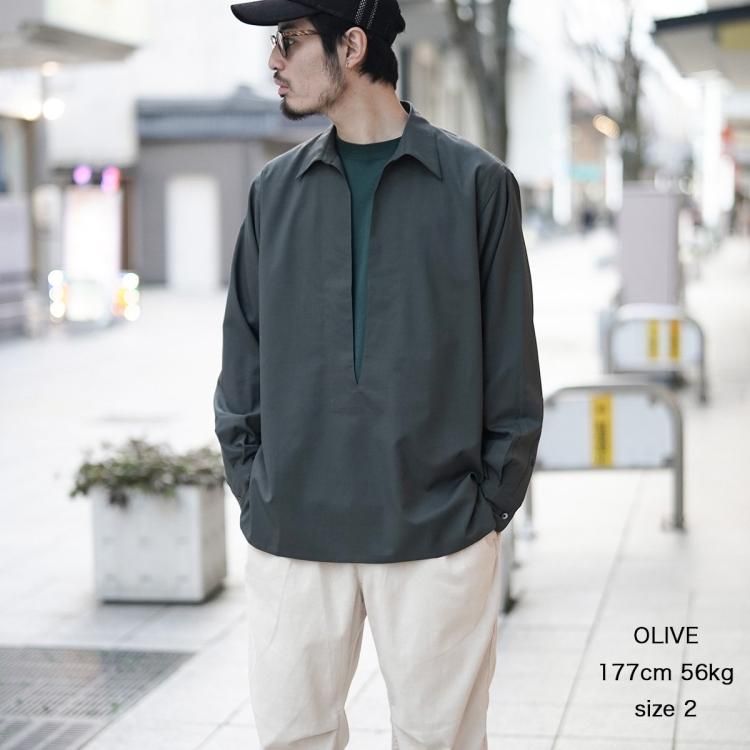 マーカウェア MARKAWARE 24ss ヴァルーズシャツ VAREUSE SHIRT マーカウェア MARKAWARE 24ss ヴァルーズシャツ VAREUSE SHIRT