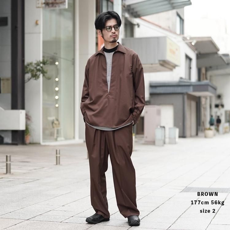 マーカウェア MARKAWARE 24ss ヴァルーズシャツ VAREUSE SHIRT マーカウェア MARKAWARE 24ss ヴァルーズシャツ VAREUSE SHIRT