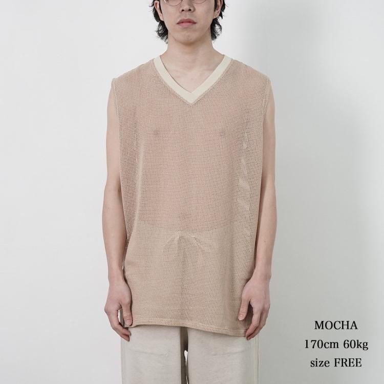 グルメジーンズ gourmet jeans 24ss メッシュブイタンク グルメジーンズ gourmet jeans 24ss メッシュブイタンク