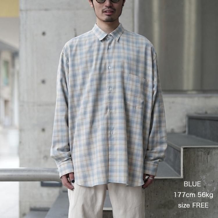 インテリム INTERIM 24ss スーピマウールチェックレギュラー
