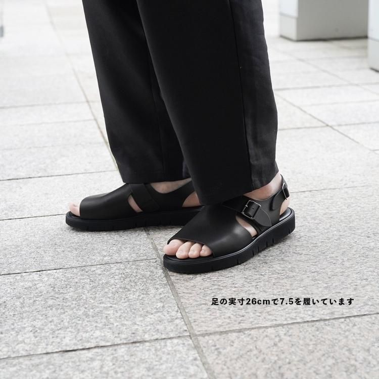 フットザコーチャー foot the coacher レザーサンダル オープン フットザコーチャー foot the coacher レザーサンダル オープン