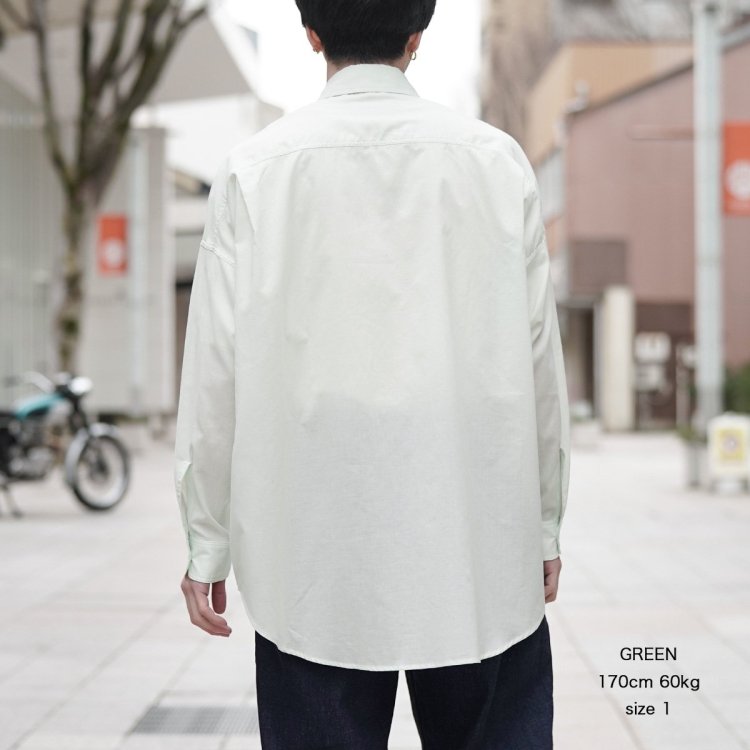 マーカウェア MARKAWARE 24ss ロングテントシャツ LONG TENT SHIRT (ORGANIC PERU PIMA COTTON  LOAN)