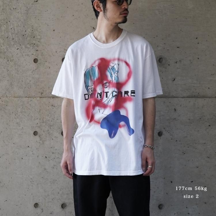 ドントケア DON'T CARE aespaカリナ着用 抽象画Tシャツ専業 ドントケア DON'T CARE aespaカリナ着用 抽象画Tシャツ専業