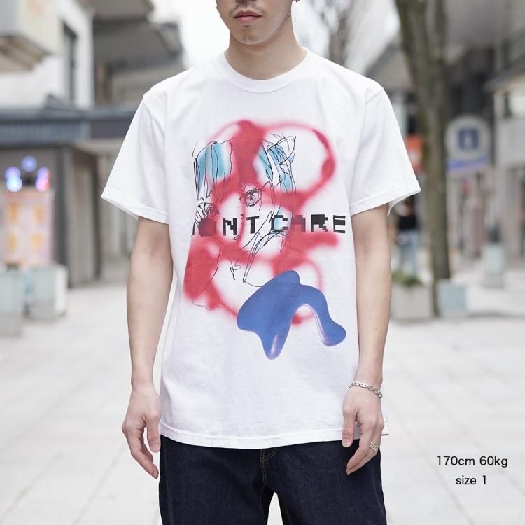 ドントケア DON'T CARE aespaカリナ着用 抽象画Tシャツ専業 ドントケア DON'T CARE aespaカリナ着用 抽象画Tシャツ専業