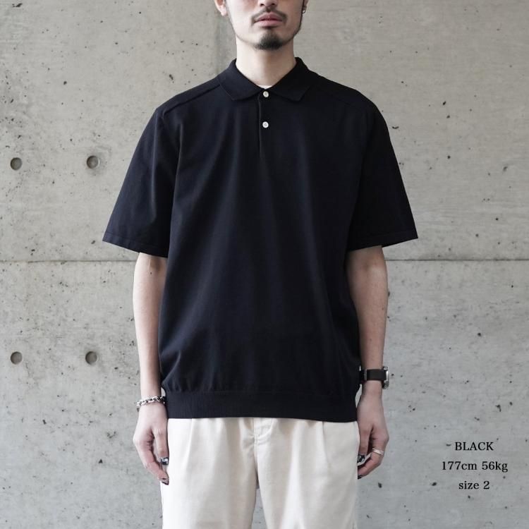 LENO COTTON KNIT POLO 定価24,000円