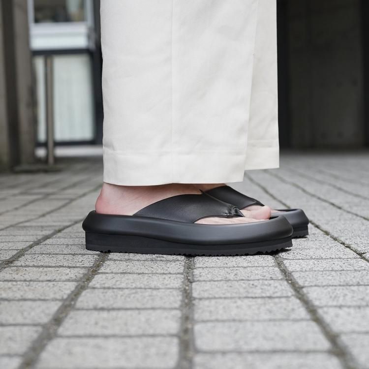 ミドリカワリョウ MIDORIKAWARYO スポイラーレザーサンダル ミドリカワリョウ MIDORIKAWARYO スポイラーレザーサンダル