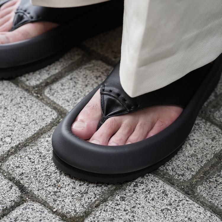 ミドリカワリョウ MIDORIKAWARYO スポイラーレザーサンダル ミドリカワリョウ MIDORIKAWARYO スポイラーレザーサンダル
